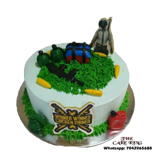 PUBG Theme Cakes Online - The Cake King