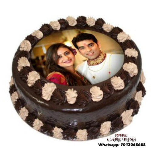 Photo Anniversary Cake - The Cake King