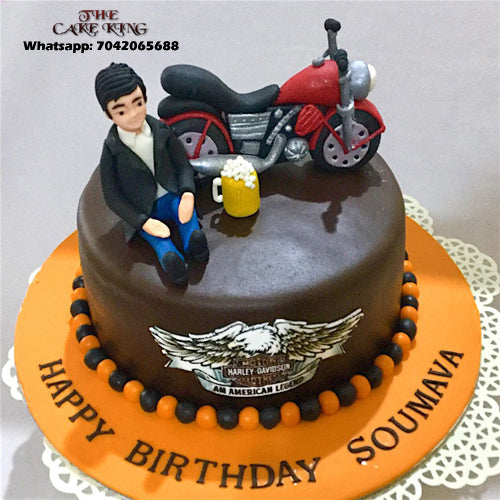 Harley Davidson Custom Cake - The Cake King