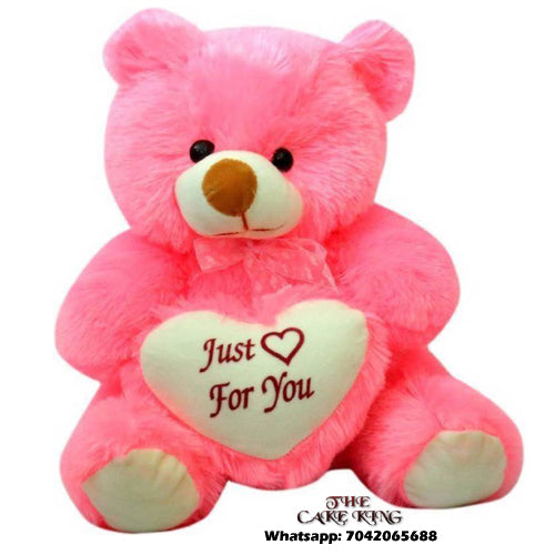 Cute Teddy Bear Pink Color – The Cake King