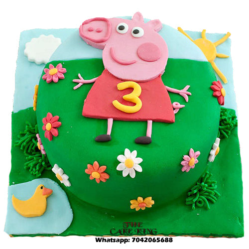 Peppa Pig Cream Cake Home Delivery  Indiagift